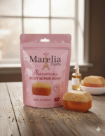 Marelia Paris – صابون مقشّر للجسم برائحة المسك والعنبر
