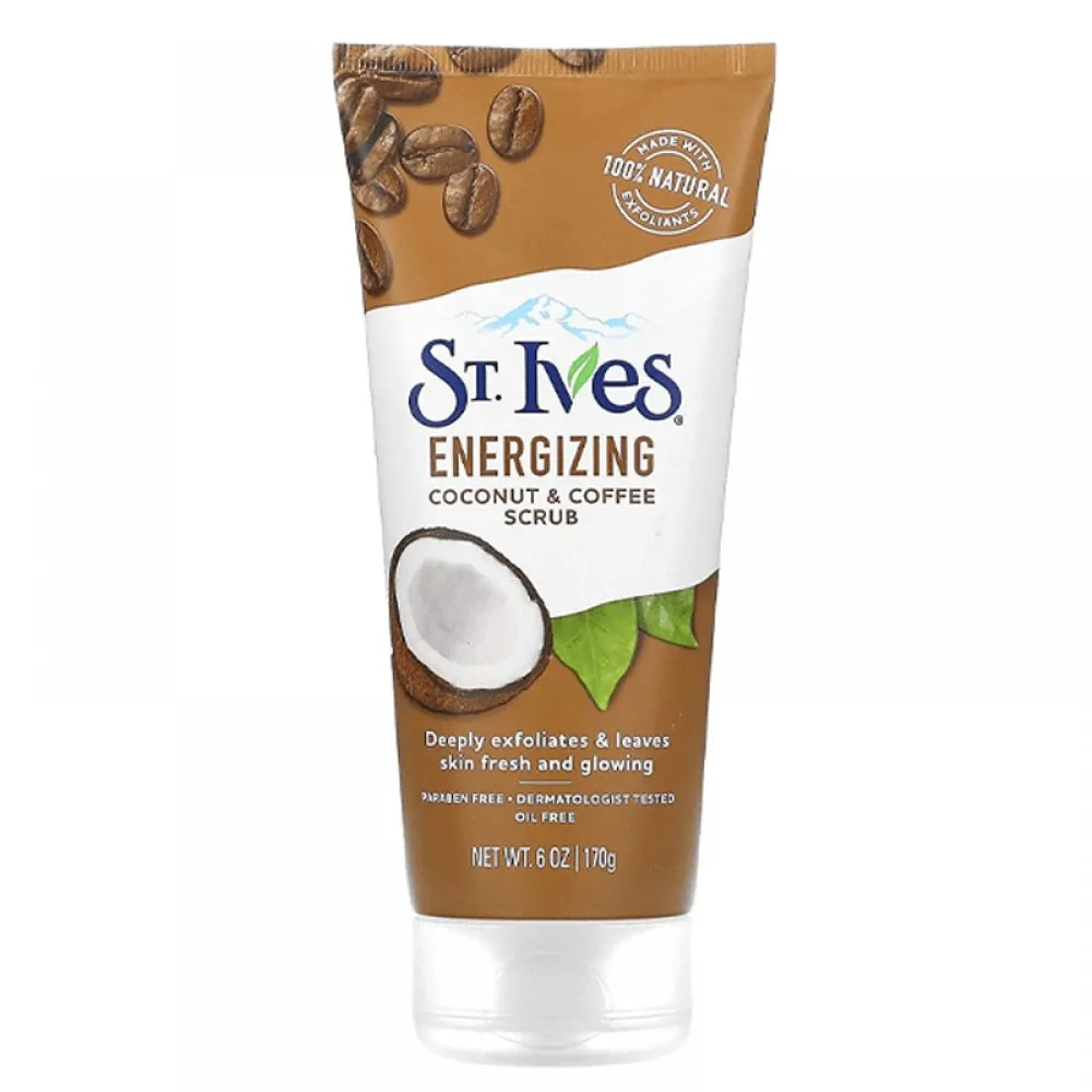 imageye___-_imgi_188_KhkThcSSHH9wOSMKLQn7LDvQfiHmHaMDVjgAX6yg St. Ives Energizing Coconut & Coffee Scrub - Image 1